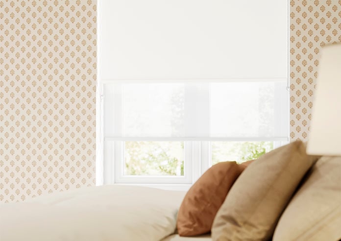 Rimini (Blackout), White & Illusion Pure - Double Roller Blind - Image 5